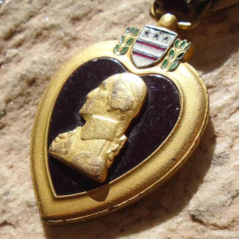 NW5288 – Medalha Americana Coração Purpuro Numerada da 2ª Guerra - Imagem 4