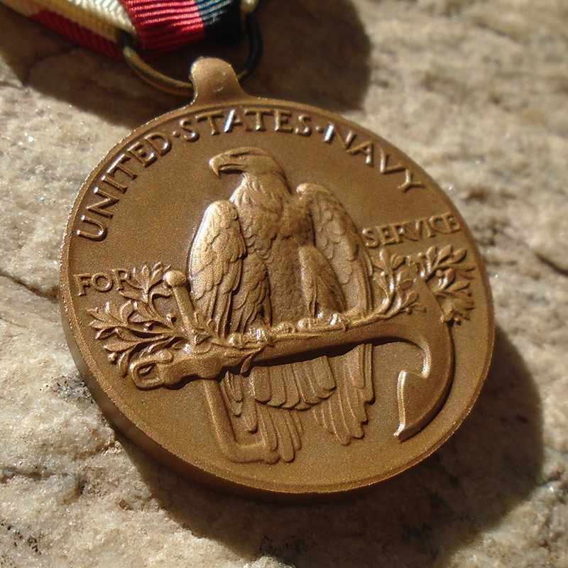 K823 – Medalha Americana de Ocupação da Marinha da 2ª Guerra - Imagem 4