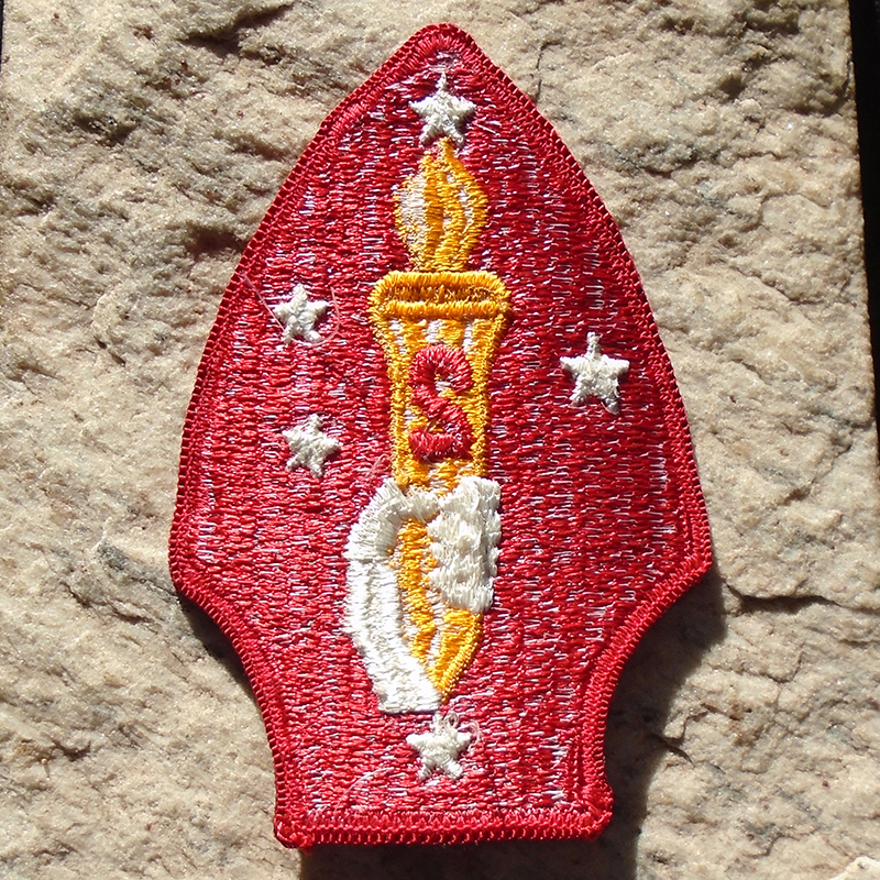 K824 – Patch da 2ª Divisão de Fuzileiros Navais da Marinha Americana - Imagem 3