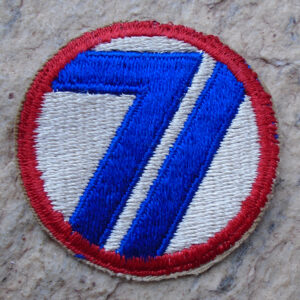 NW5211 – Patch Americano da 71ª Divisão de Infantaria – “Divisão Círculo Vermelho”