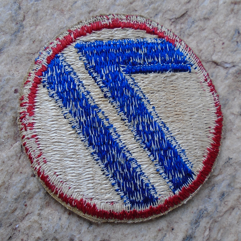 NW5211 – Patch Americano da 71ª Divisão de Infantaria – “Divisão Círculo Vermelho” - Imagem 2