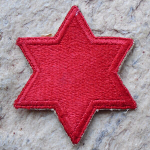 NW5197 – Patch Americano da 6ª Divisão de Infantaria – “Divisão Estrela Vermelha”